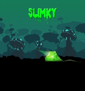 The Slimky, a slime that moves like a slinky, is one of the numerous creatures you will encounter in Light Fall.