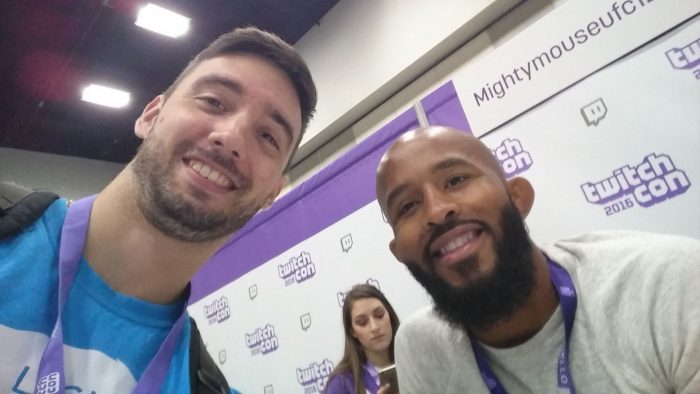Twitch brings a very diverse crowd, even the UFC champion Demetrious Johnson can be seen streaming regularly.