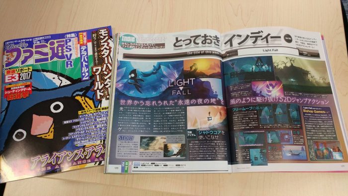 Famitsu liked our game at BitSummit and wanted to do a full feature in its magazine.